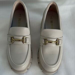 Dream Pairs women platform chunky loafers size 8
